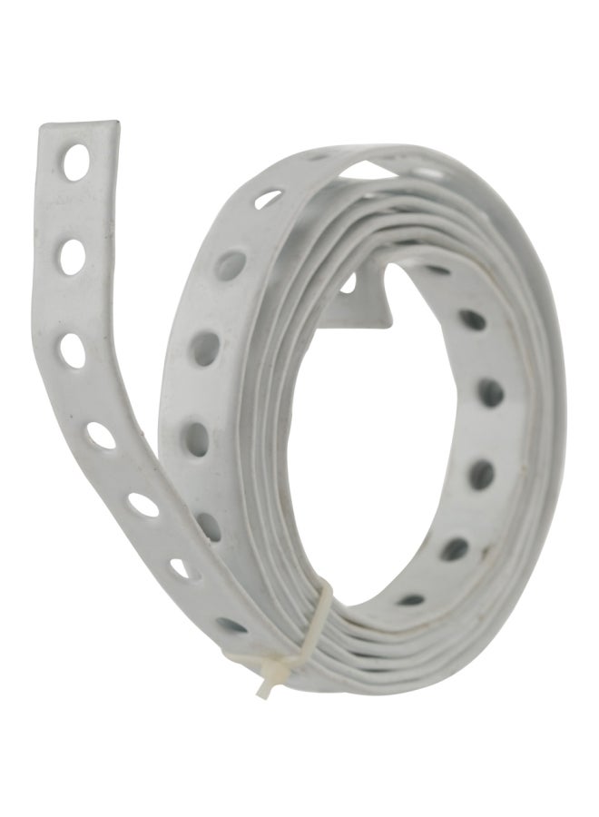 suki Plastic Perforated Fitting Strip White 1.5meter 