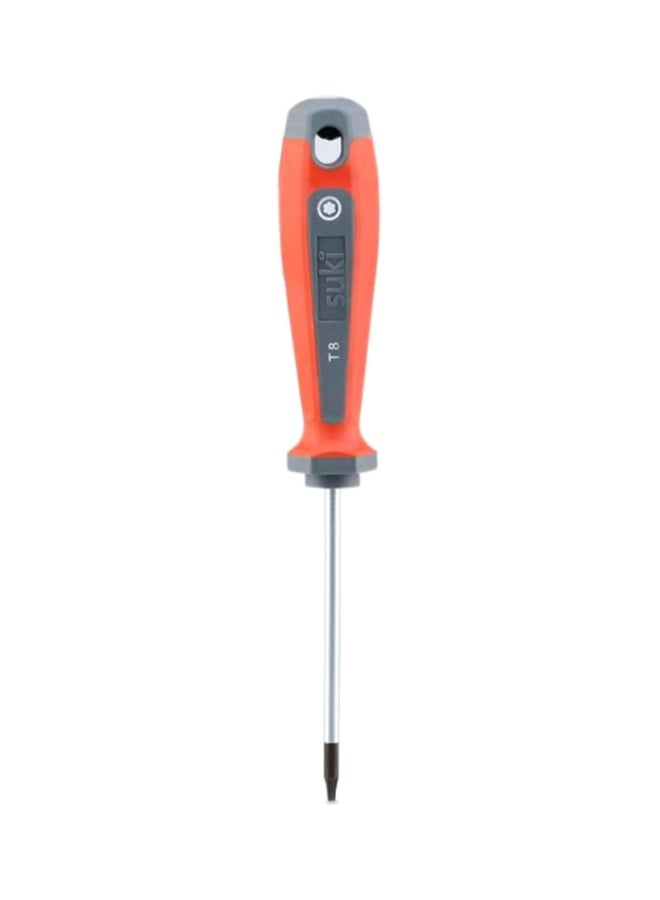 suki T8 Screwdriver Orange/Grey/Silver 