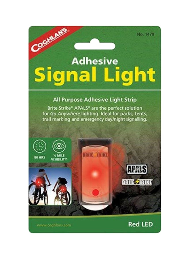 COGHLANS Adhesive Signal Light Red 2.5x3.6cm 