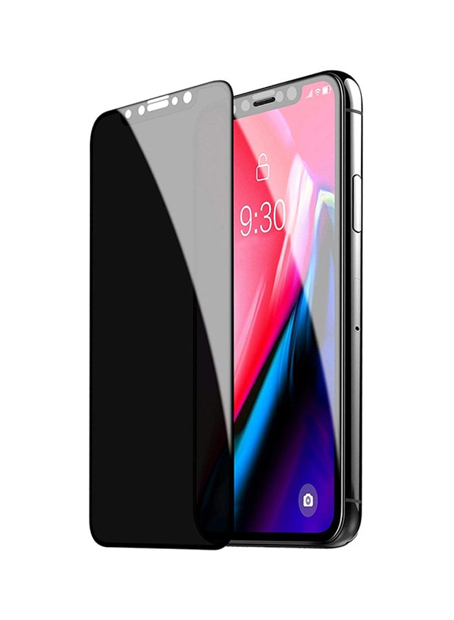 Kingstore Privacy Glass Screen Protector For Apple iPhone Xr 3D Tempered Glass 9H Hardness Full Covered (Black)