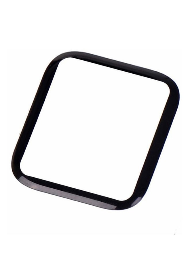 Kingstore - Lnkoo 3D Screen Protector Full Coverage Anti Scratch High Definition Tempered Glass For Apple Watch Series 4/3/2/1 Size 44Mm Color: Clear/Black - Image 1