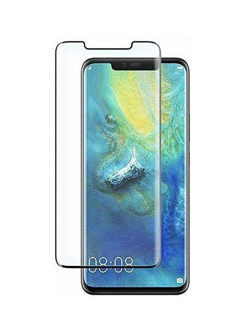 Huawei Mate 20 Pro (6.39) 3D Curved Full Coverage Tempered Glass Screen Protector For Mate 20 Pro Mobile With Black Frame