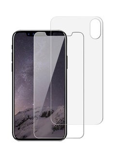 Apple iPhone X Front & Back Screen Protector Singularity Products Apple iPhone X Tempered Glass Screen Protector