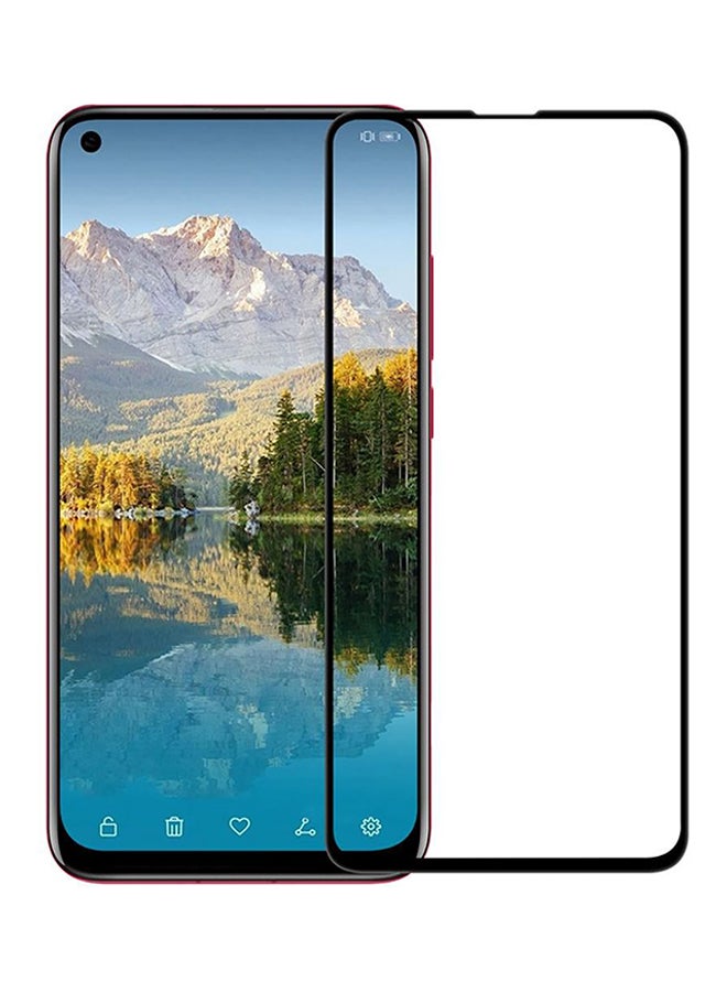 Kingstore Huawei Nova 4 6.4Inch 3D Curved Full Screen Coverage Premium Tempered Glass Screen Protector For Nova 4 With Black Frame
