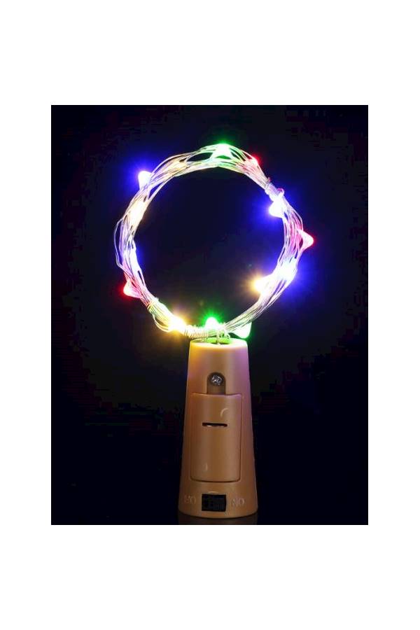 Generic - Bottle Stopper Lamp Multicolour - Image 1