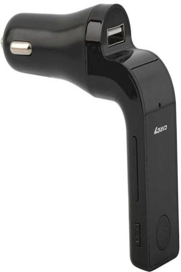 Bluetooth Transmitter With MP3 Player And USB Charger Black