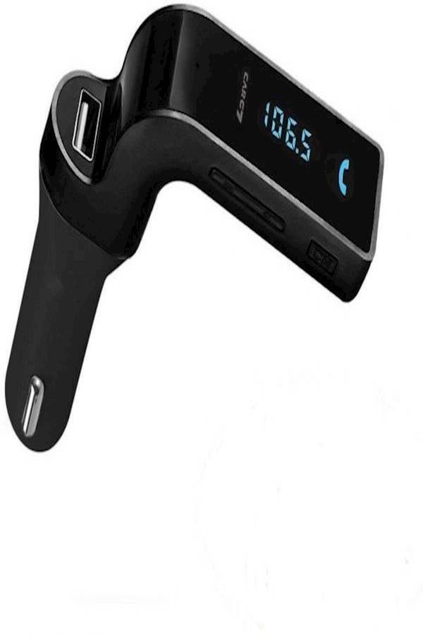 Bluetooth Transmitter With MP3 Player And USB Charger Black