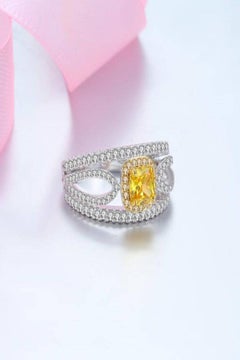 Qings Gold Plated Zircon Studded Ring  - Image 3