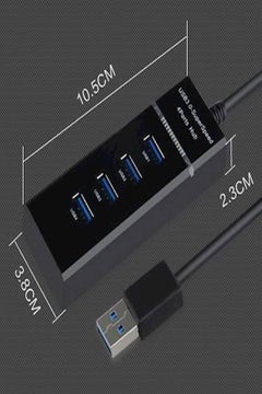 ماركة غير محددة مُحول بمحور موزع مع 4 منافذ Usb 3.0 عالي السرعة  - Image 4