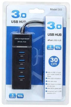 ماركة غير محددة مُحول بمحور موزع مع 4 منافذ Usb 3.0 عالي السرعة  - Image 5