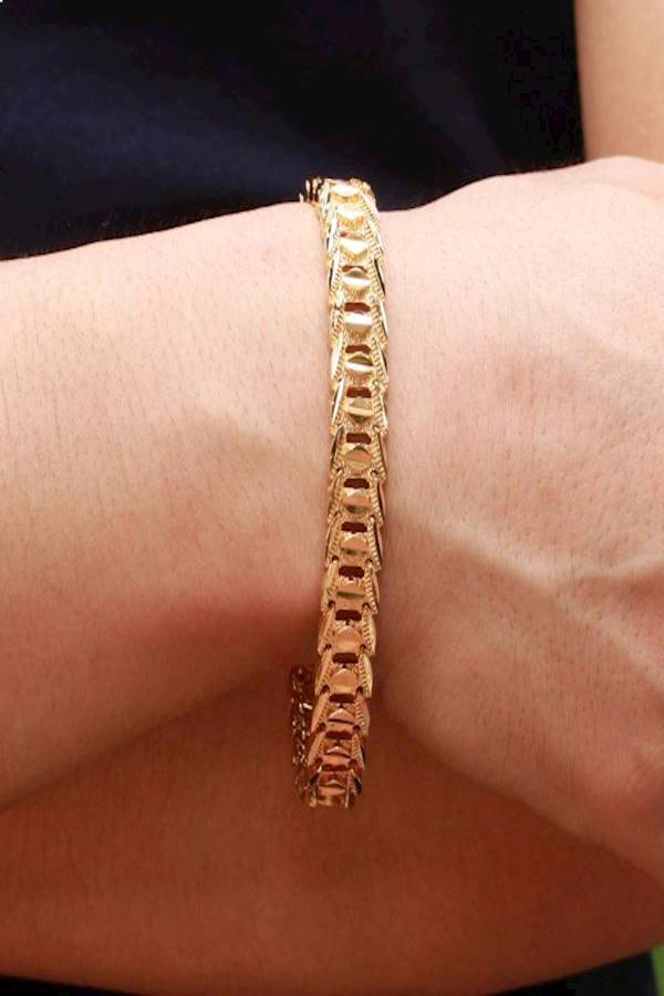 Generic - 18 Karat Gold Plated Link Bracelet - Image 1