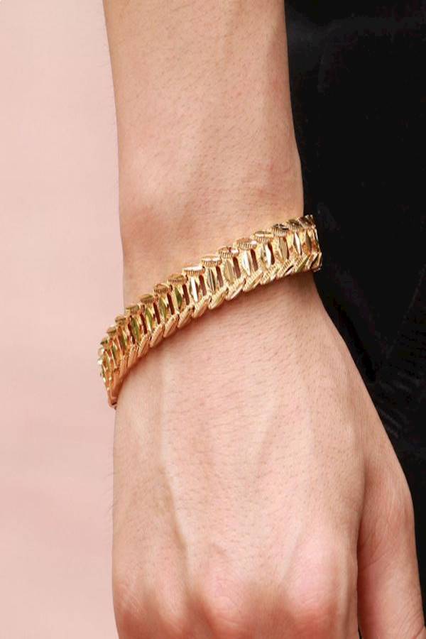 Generic - 18 Karat Gold Plated Link Bracelet - Image 1