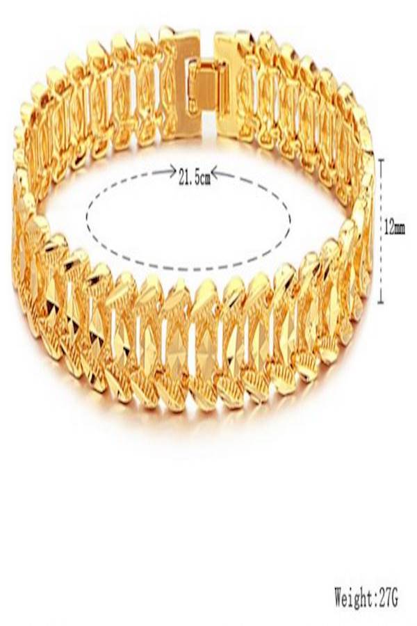 Generic - 18 Karat Gold Plated Link Bracelet - Image 1