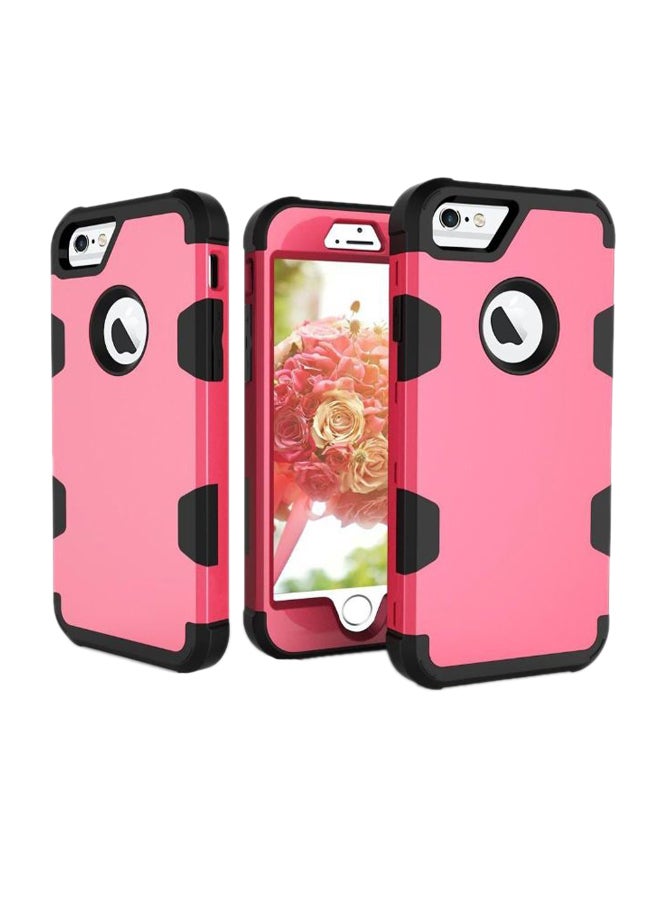 Rugged Hard Case Cover For Apple iPhone 7 Pink/Black  - Image 1