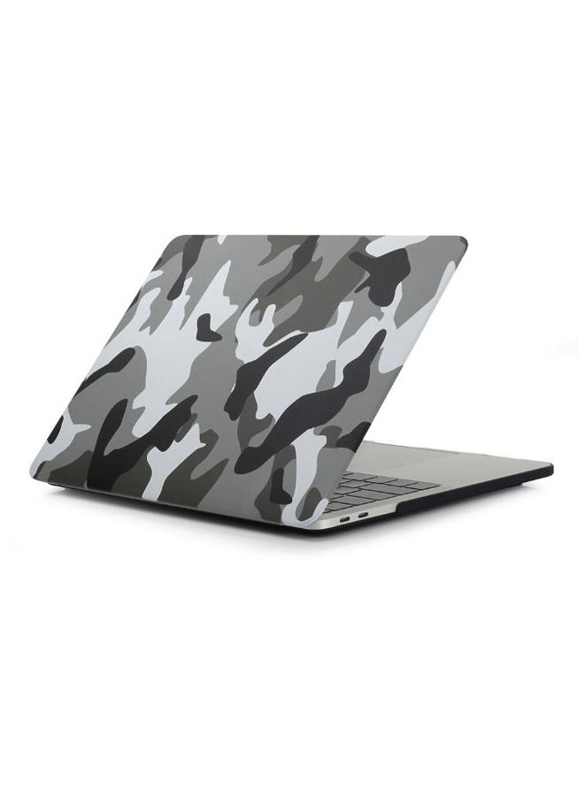 Generic - Protective Case Cover With Keyboard Skin For Apple MacBook Pro 15.4-Inch Camouflage Grey - Image 1