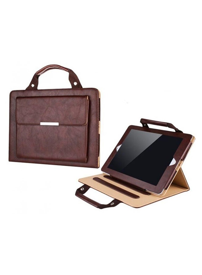 Handbag Stand Case Cover For Apple iPad Pro 12.9-Inch Brown  - Image 1