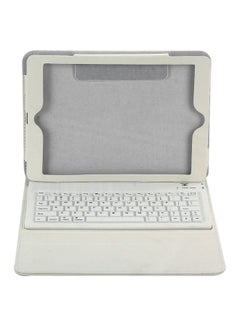 Bluetooth Wireless Keyboard Case cover For Apple iPad 2/3/4 White
