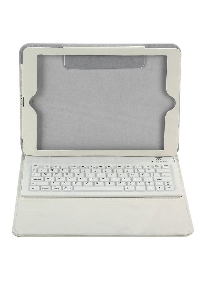 Generic - Bluetooth Wireless Keyboard Case cover For Apple iPad 2/3/4 White - Image 1