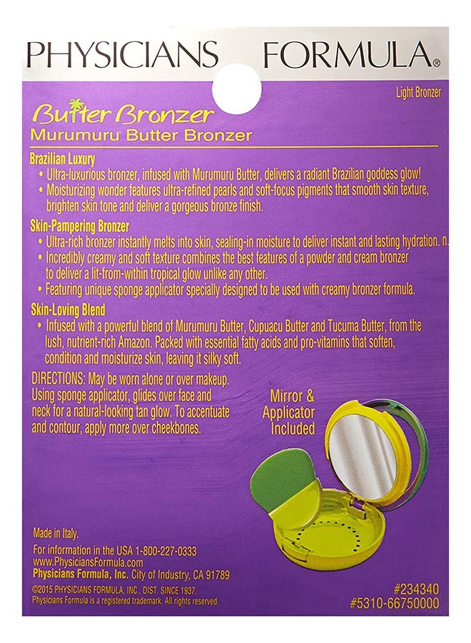 Physicians Formula Murumuru Butter Bronzer Light Bronzer - Image 3
