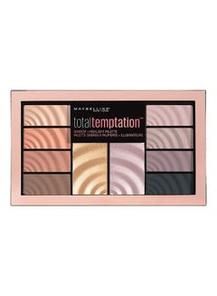 Total Temptation Eyeshadow Plus Highlight Palette Multicolour