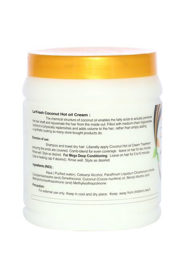 LA FRESH Coconut Hot Oil Hair Cream - Image 2