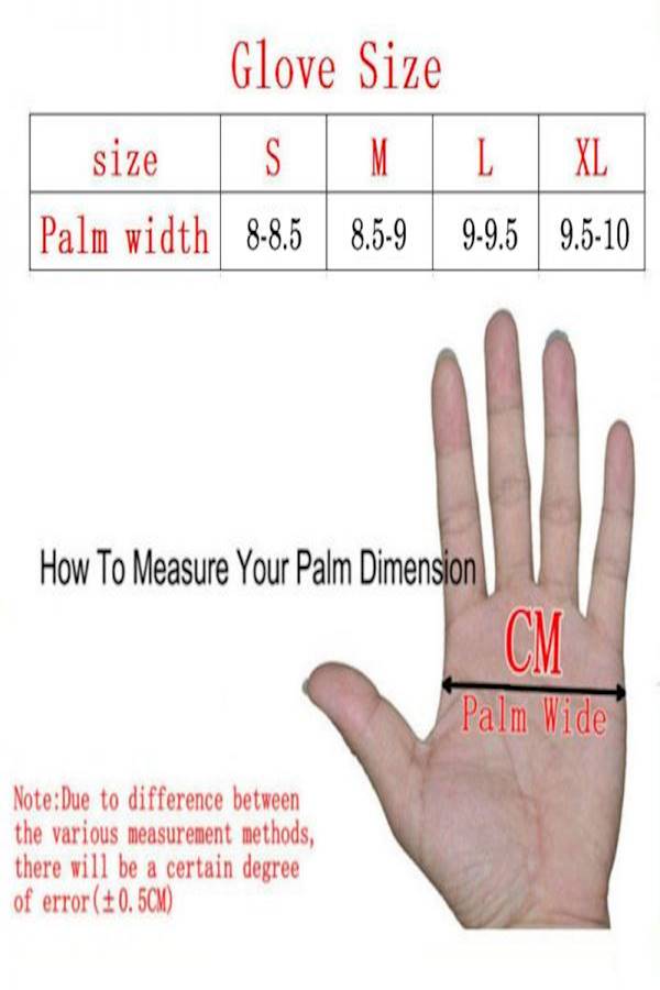 بودون قفازات نصف اصبع اللياقة البدنية - L , اسود - Image 3