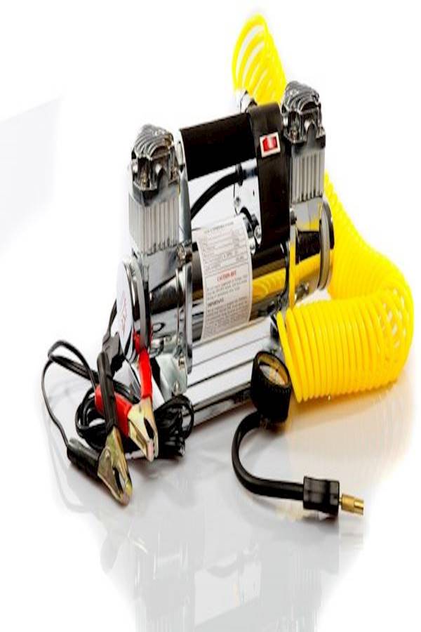 Generic Air Compressor For Trips And Camping 2 Cylinder 