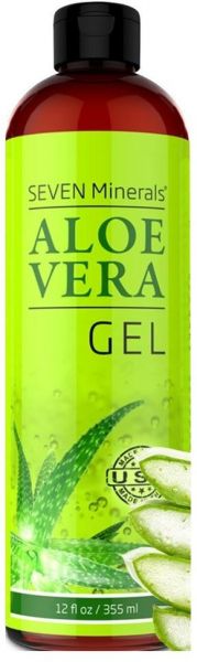 سيفين مينيرالز جل عضوي بالألوفيرا خال من صمغ الزانثان لذا فهو يمتص بسرعة ولا يترك أي آثار لزجة بحجم 12 أوقية