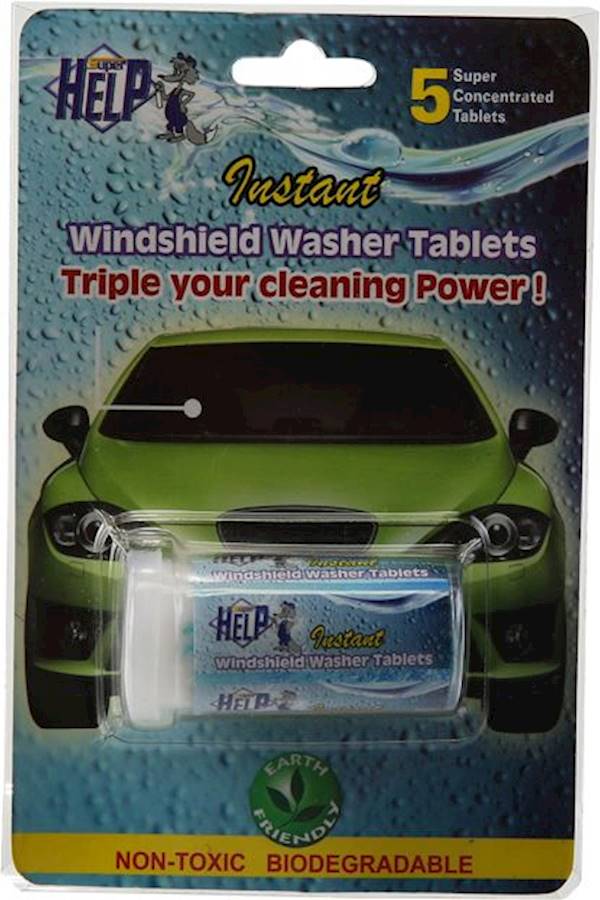 SUPER HELP Windshield Washer Tablets, 5 pc 