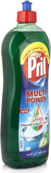 بريل سائل غسيل الصحون بخل التفاح-سعة 1 لتر - Image 2