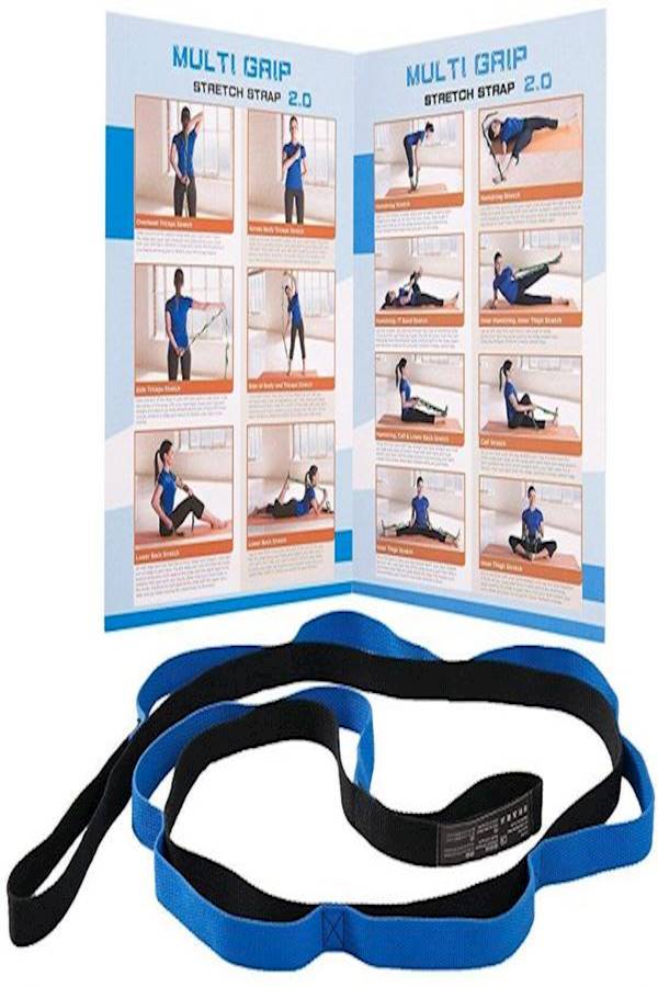Generic Yoga Stretch Strap With Loops  - Image 3