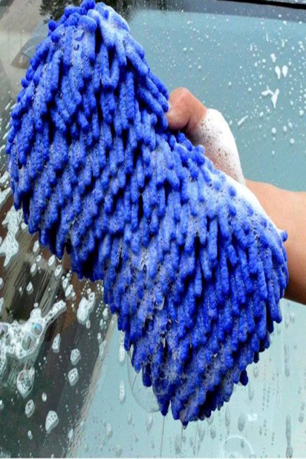 Generic Thickened chenille car wash cleaning decontamination multi-purpose coral sponge block  - Image 2