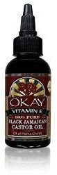 OKAY Jamaican Castor Oil With Vitamin E And Panthenol 2 Ounce Black - Image 2