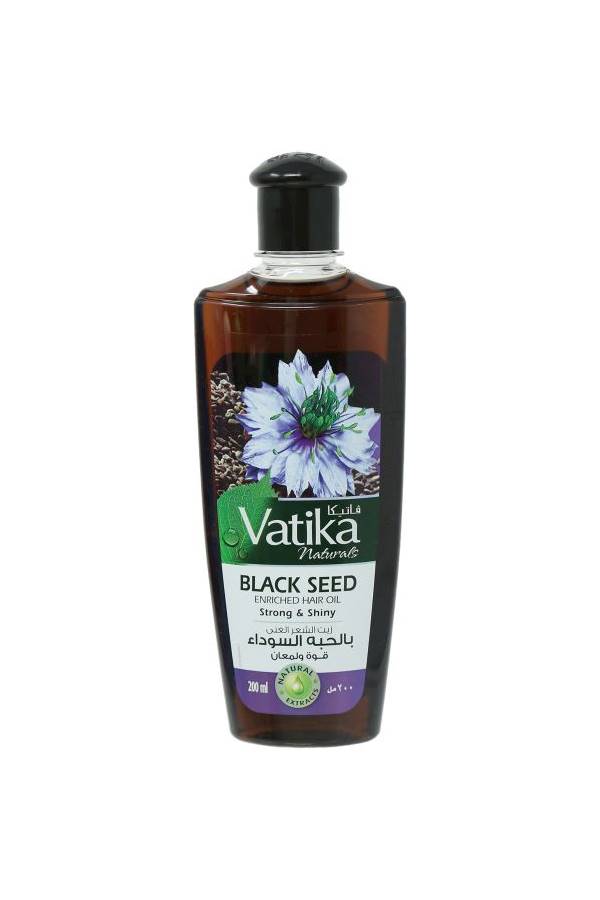 VATIKA Seed Enriched Hair Oil 200 ml Black - Image 1