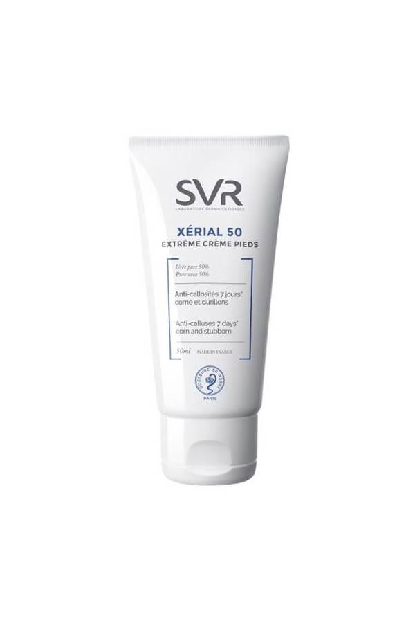 SVR Xerial 50 Extreme Anti-Callus Feet Cream Pieds, 50 ml 50ml
