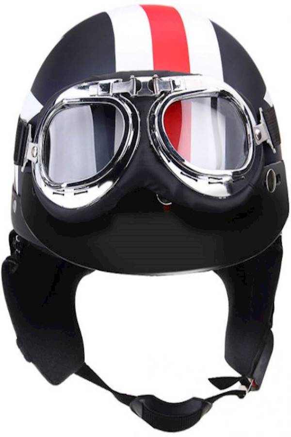 Generic Harley Motorcycle Electric Half Helmet Sun UV Protection Hard Hat - Image 2