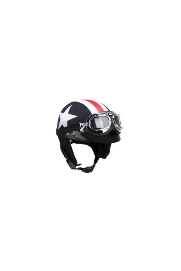 Generic Harley Motorcycle Electric Half Helmet Sun UV Protection Hard Hat - Image 5