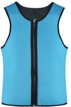 Colombian Waist Training Corset For Men In Color And Size L Blue