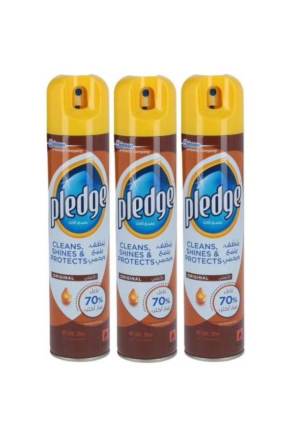 Pledge - Furniture Polish, 3 x 300 ml - Image 1