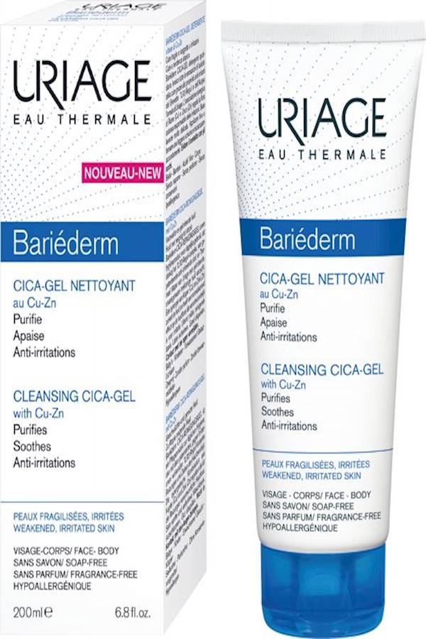 Uriage Bariederm Cleansing Cica Gel, 200 ml