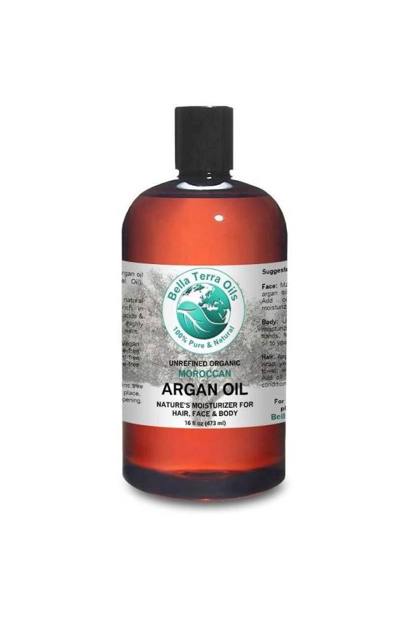 بيلا تيرا أويلز زيت أرجان مغربي معصور على البارد عضوي غير مكرر