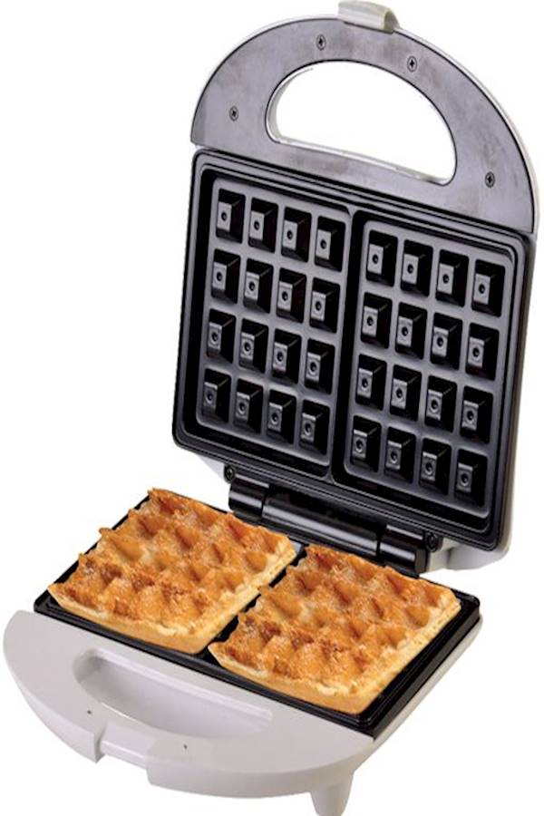 Jano - Electric Waffle Maker 1100W JN1909 Silver - Image 1