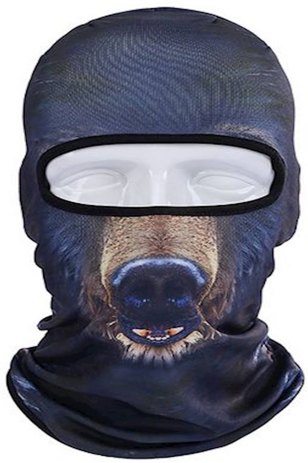Generic 3D Outdoor Sports Neck Hood Full Face Mask Hat - Image 1