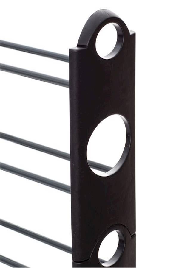 حامل أحذية من الألومنيوم أسود - Image 3