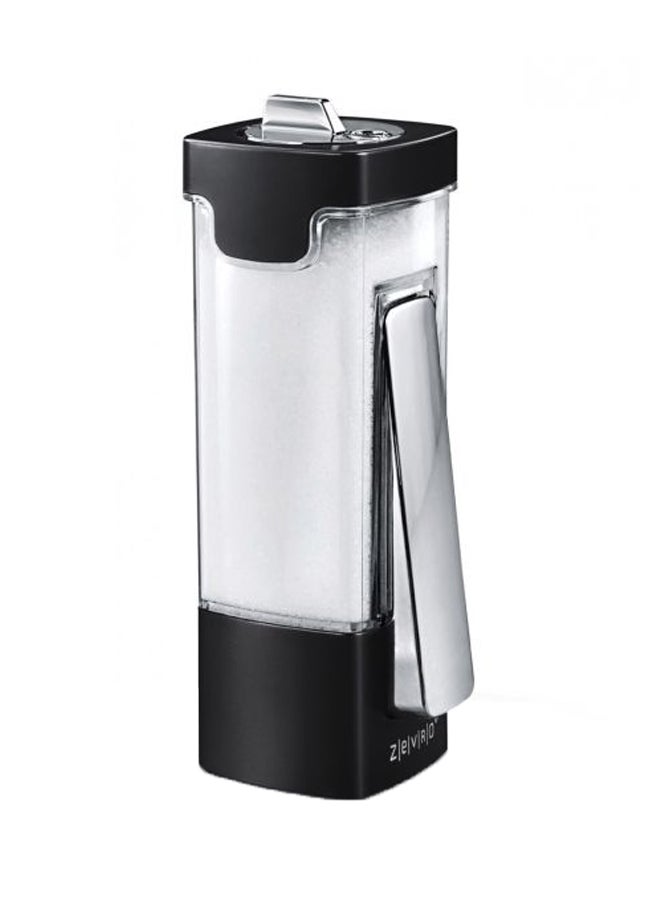 ZevrO Indispensable Sugar N More Dispenser Clear/Silver/Black