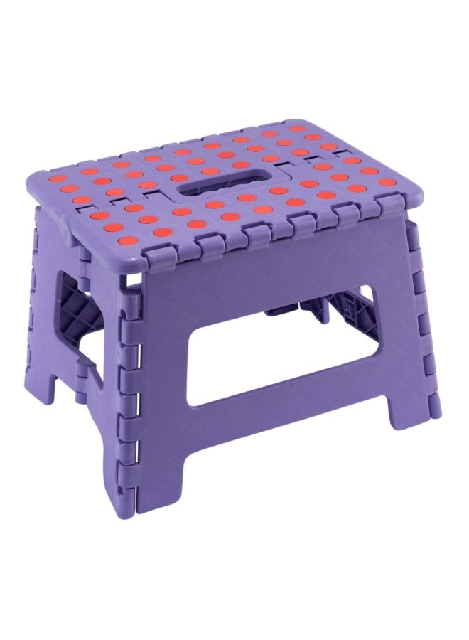 كازا كرسي حمام قابل للطي بنفسجي/برتقالي