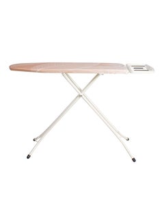 brabantia Foldable Ironing Table With Iron Rest Pink/White 110 x 30centimeter 