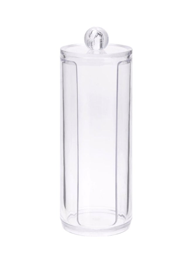ELEGANZA Cotton Pad Holder Clear 18centimeter