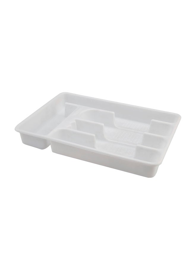 Rubbermaid - 5-Compartment Cutlery Tray White - Image 1