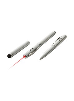 bullet Laser Ball-Point Pen Silver 